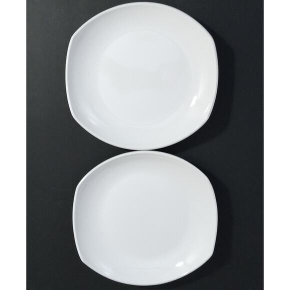 Dansk Classic Fjord White Salad Plates Set of 2 - Picture 2 of 6